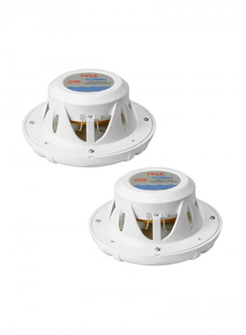 2-Piece Water Resistant Speaker System B000SL45IE White