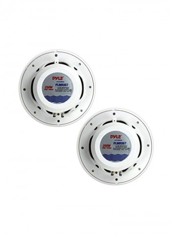 2-Piece Water Resistant Speaker System B000SL45IE White