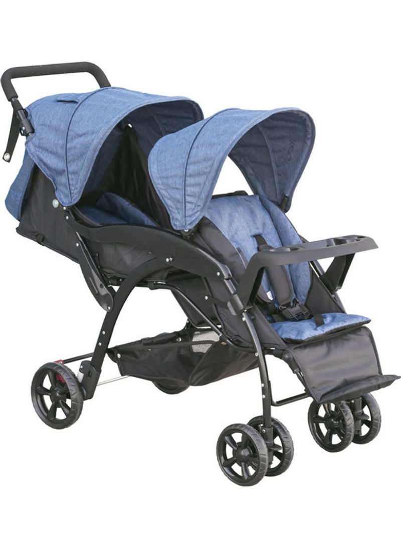 Dois Easy Foldable Twin Stroller