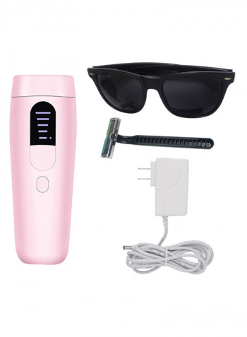 IPL And Hair Laser Removal System Kit وردي / أسود/ أبيض