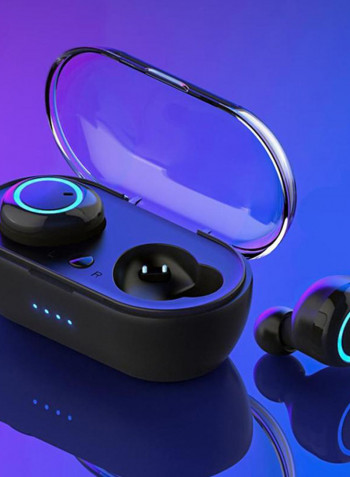 TWS Wireless Earphones Chargeable Headsets Black/Grey