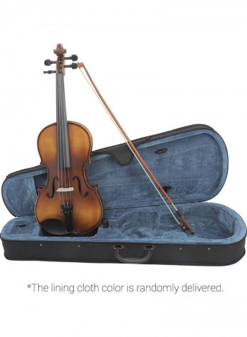 Electric Violin With Bag And Cleaning Cloth