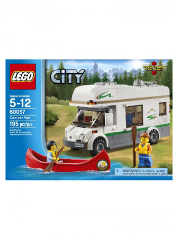 195-Piece City Camper Van Building Set 60057
