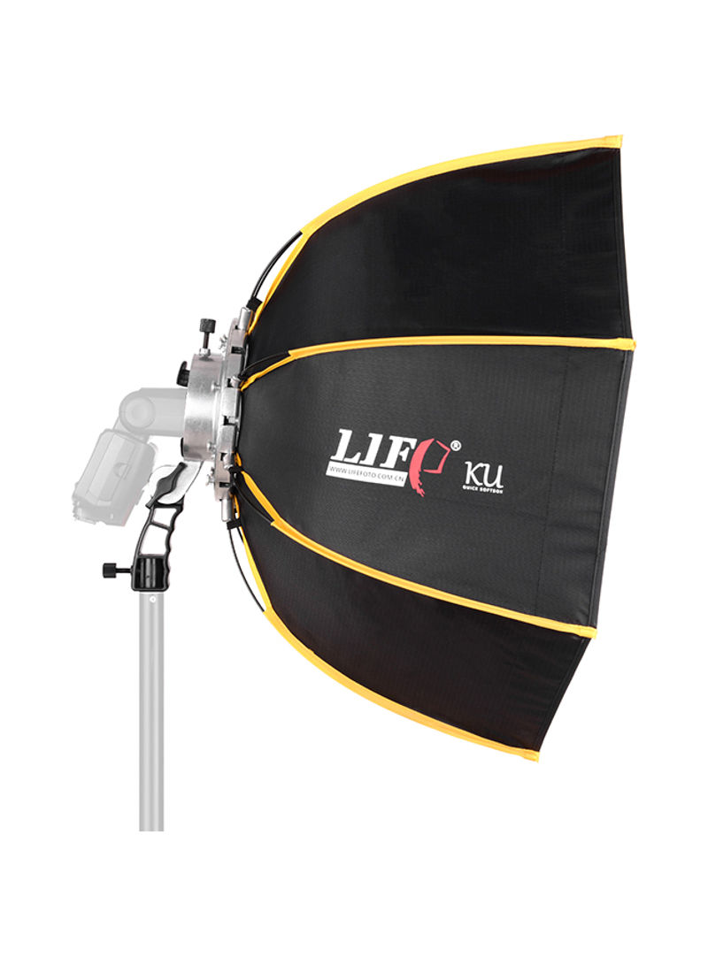 Portable Speedlite Professional Umbrella Flashlight 60centimeter Black