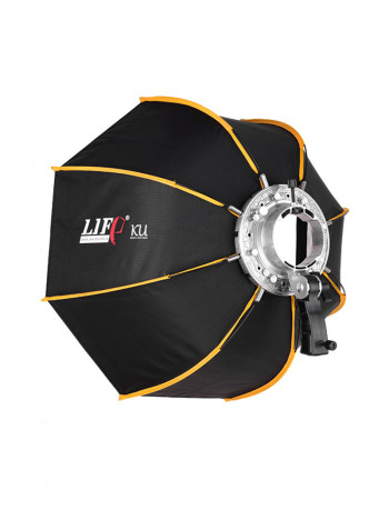 Portable Speedlite Professional Umbrella Flashlight 60centimeter Black