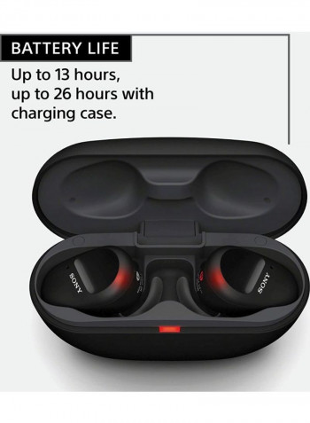 Truly Wireless Sports In-Ear Earphones Black