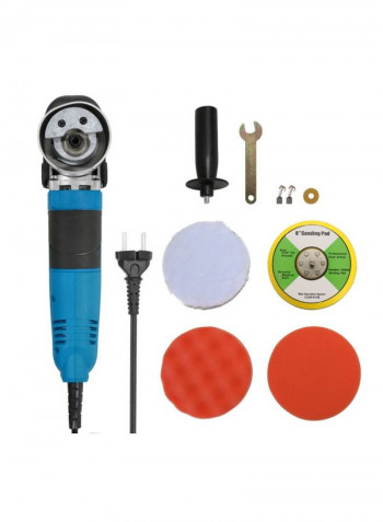 Dual Action Polishing Machine Blue/Black 35x13.5x15centimeter