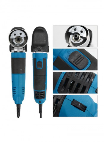 Dual Action Polishing Machine Blue/Black 35x13.5x15centimeter