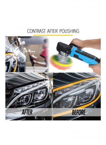 Dual Action Polishing Machine Blue/Black 35x13.5x15centimeter
