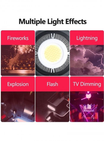 Photography LED Video Light with Wireless Control Black/White