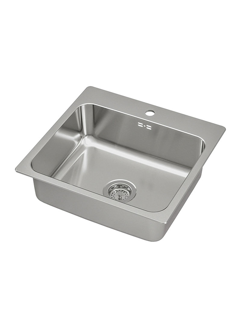Stainless Steel Inset Sink Bowl Multicolour 56x53centimeter