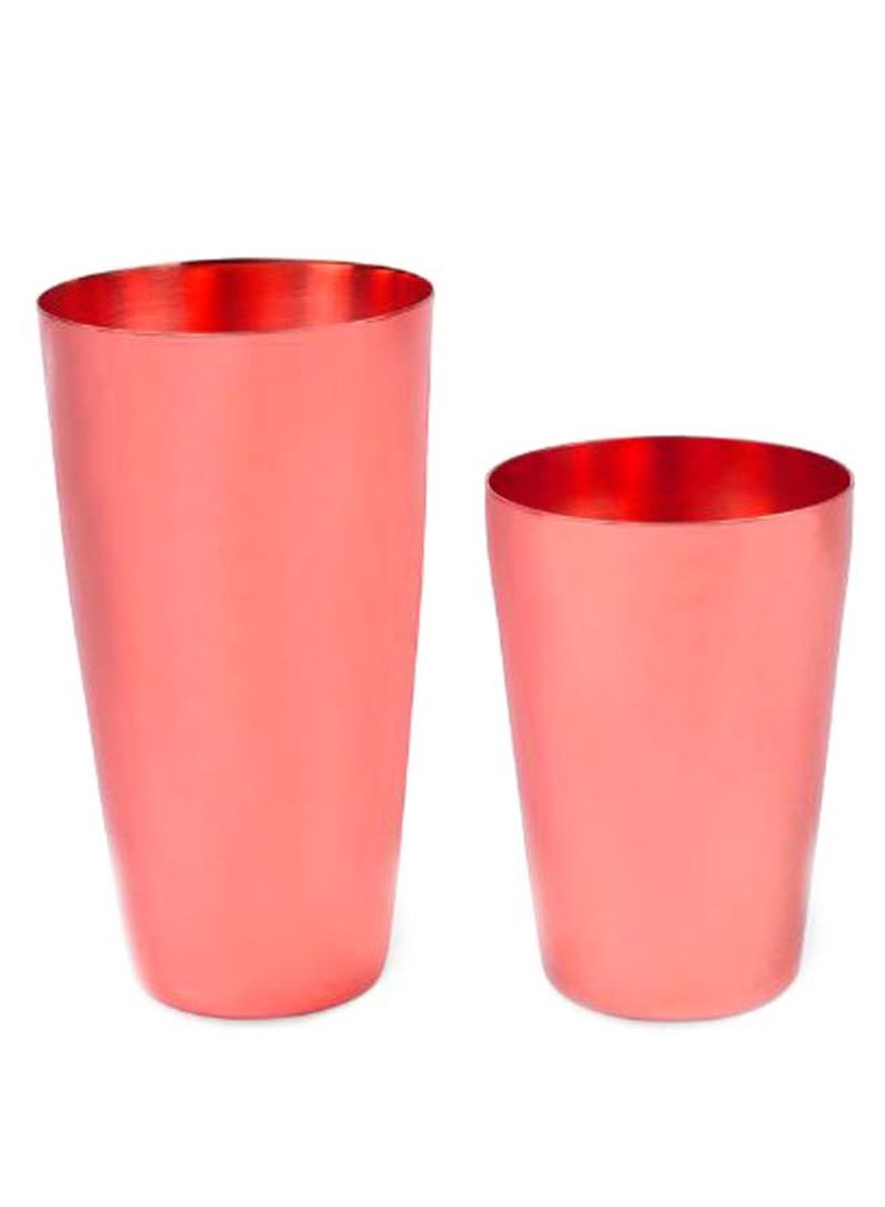 Unweighted Boston Glass Pink 9.5x18x9.5centimeter