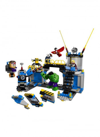 398-Piece Marvel Hulk Lab Smash Building Set 76018