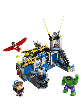 398-Piece Marvel Hulk Lab Smash Building Set 76018