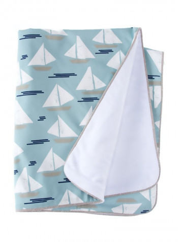Little Sail Boat Printed Quilt