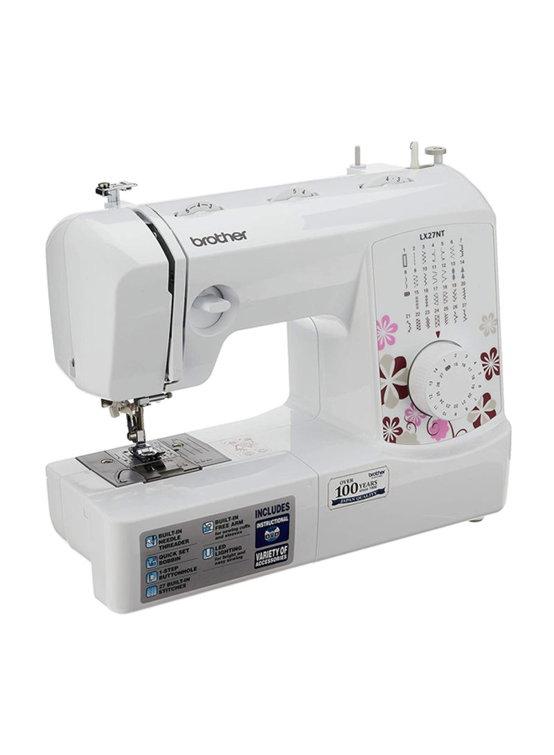 Sewing Machine White/Pink 17.8x45.7x38.1cm