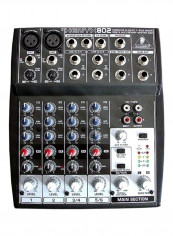 Xenyx 802 Mixer Black/Blue/White