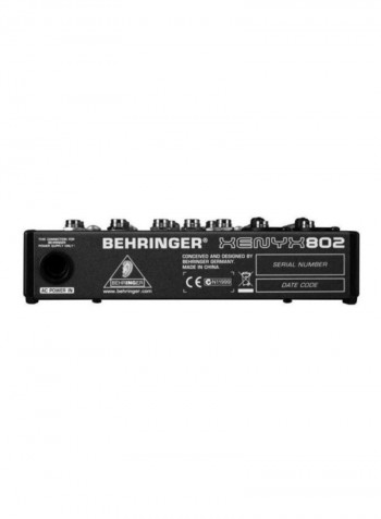 Xenyx 802 Mixer Black/Blue/White