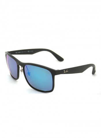 Full Rim Rectangular Sunglasses - Lens Size: 58 mm