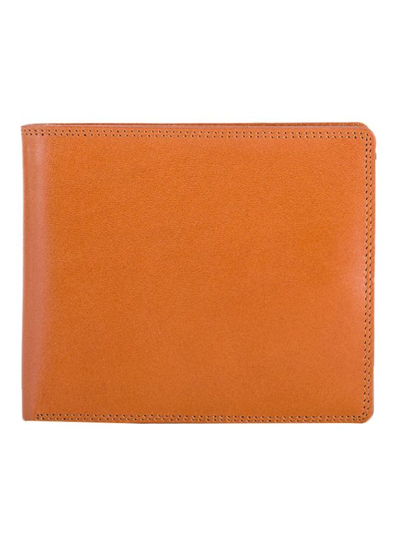 Bi-Fold Leather Wallet Brown