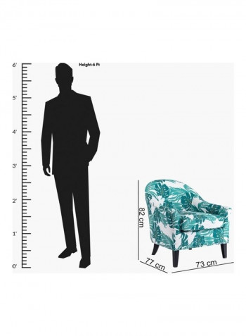Angelic Accent Chair Multicolour 82 x 73cm