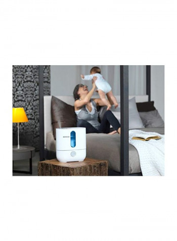 Cool Mist Ultrasonic Diffuser White/Blue 1.8gallon