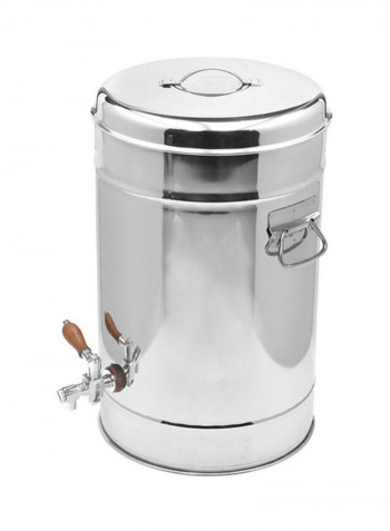 Stainless Steel Compact Tea Urns Silver 34x34x59cm