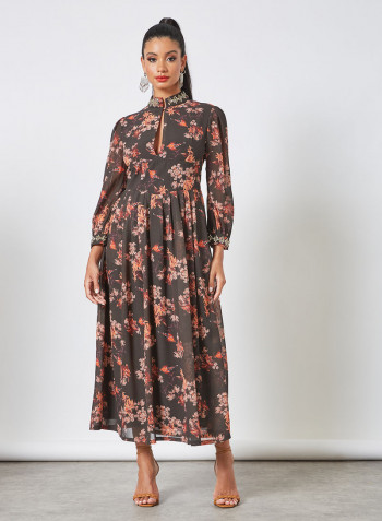 Floral Maxi Dress Multicolour