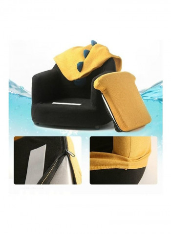 Children Animal Cartoon Baby Sofa Yellow 57 x 54 x 49cm