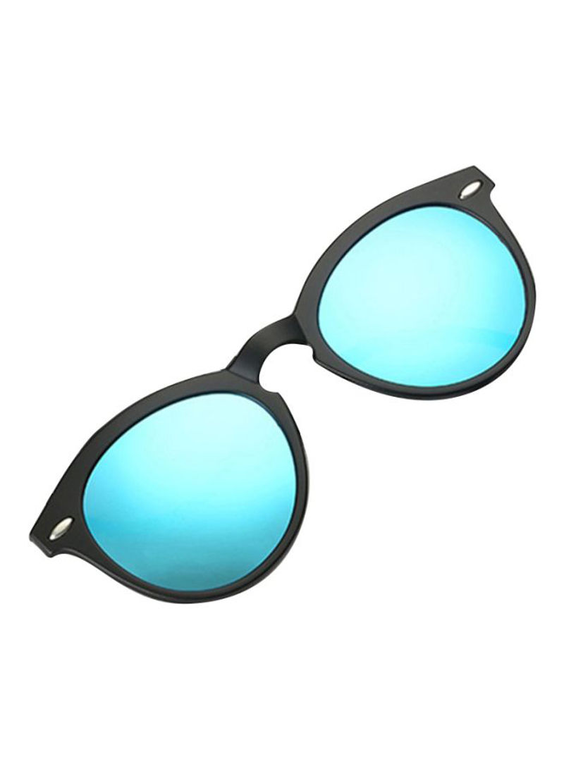 Oval Clip-On Sunglasses