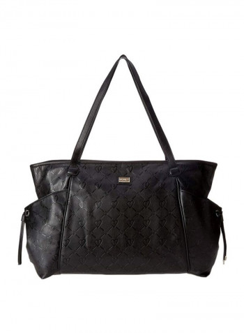 Embossed Tote Diaper Bag