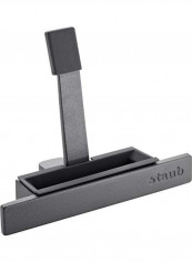 Simple Pot Cover Holder Black/Grey 5 x 11 x 8inch