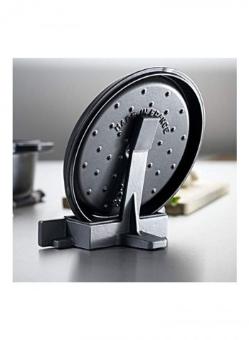 Simple Pot Cover Holder Black/Grey 5 x 11 x 8inch