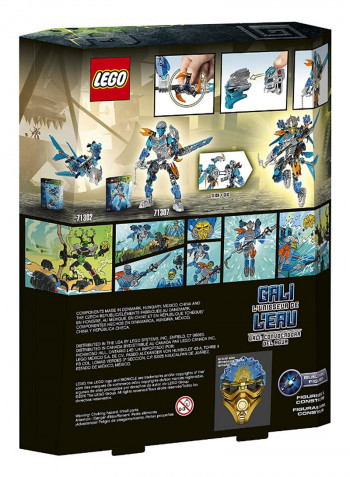 87-Piece Bionicle Gali Uniter Of Water Building Set 71307 21cm