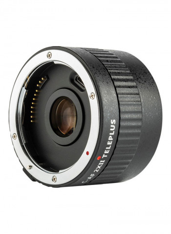 C-af 2xii Magnification Teleconverter Extender Black/White