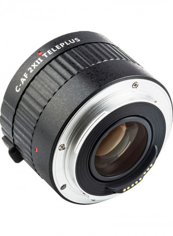 C-af 2xii Magnification Teleconverter Extender Black/White