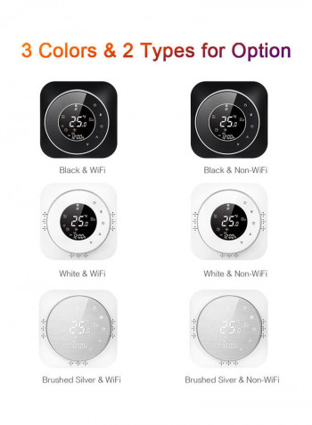 Wi-Fi Smart Thermostat Black