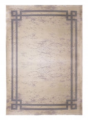 Bronze Collection Classic Printed Area Rug Light Beige/Grey 150 x 230cm