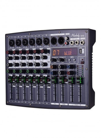 BX6 Compact 6 Channels Mixing Console With BlueTooth Connection