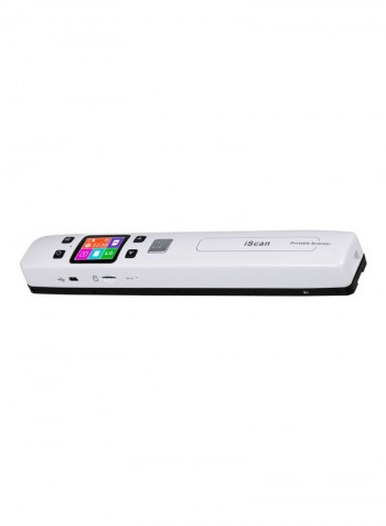 Portable Colour Scanner 25.8x2.8x3.9سم أبيض