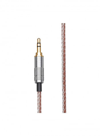 Wired In-Ear Earphones With Mic Pink/Silver