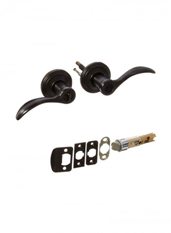 Entry Door Lock Smart Key Black