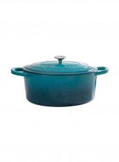 Oval Dutch Oven Teal Ombre 7Quart reviews Oval Dutch Oven Teal Ombre 7Quart