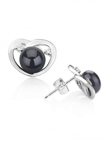 925 Sterling Silver Cultured Pearl Earrings