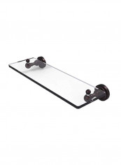 Dottingham Collection Single Glass Shelf Brown 16inch