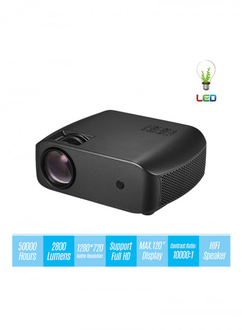 LED Video Projector Black