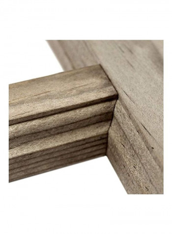 2-Pane Wood Window Beige