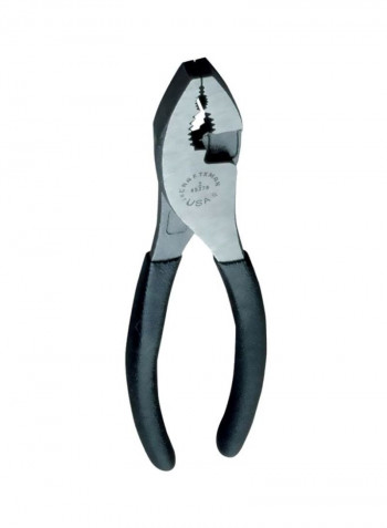 4-Piece Plier Hand Tool Set Silver/Black Diagonal Pliers  17.8 cm, Long-nose Pliers 20.3 cm, Slip-joint Pliers 17.2 cm,   Arc Joint Pliers 24.1cm