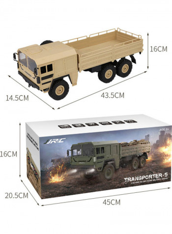 Rc Car Military Truck Toy 44x44x44cm