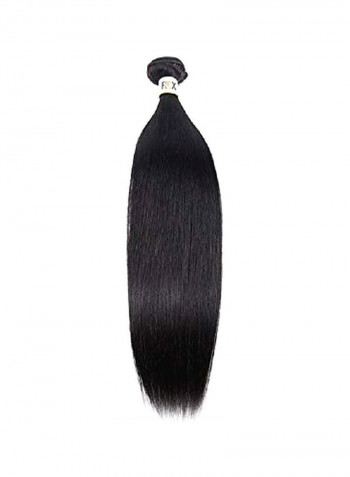 3-Piece Straight Hair Extension Black